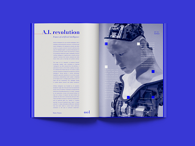 re:vo—lution - A.I. revolution ai art direction artificial intelligence branding layout magazine photography print report revolution type typography