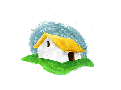 Painted Hut brush hut paint