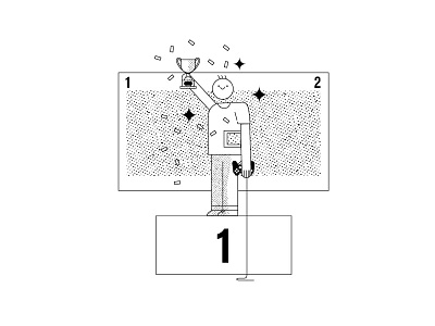 We play esports _ winner ai competition creativity illo illustration illustrator playstation4 texture vector videogames winner