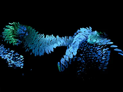 Kuva Graphic 3d c4d particles xparticles