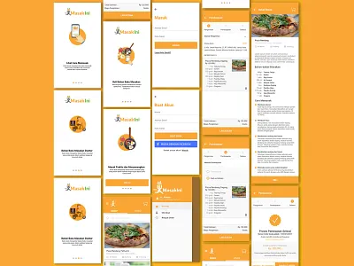 Core Function Screen of "MasakIni" Project design portfolio screen uiux