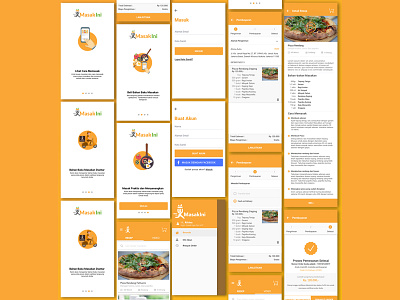 Core Function Screen of "MasakIni" Project design portfolio screen uiux