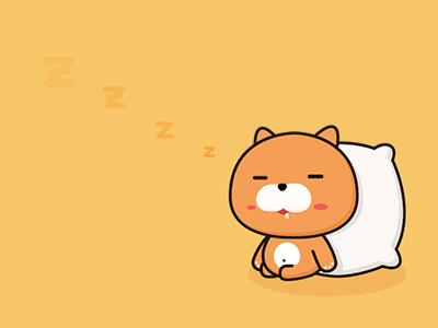 Sleepy Cat cat illustration sleep