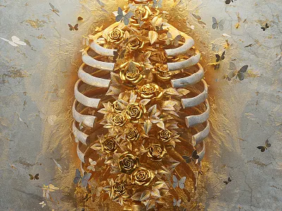 Memento Mori VII 3d billelis decorative geometric illuminati illustration mandala ornate symbol symbolism symmetry tattoo