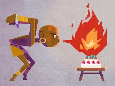 Yoga Flame Birthday birthday flame game streetfighter