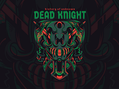 Dead Knight apparel cartoon custom design illustration knight medieval project t shirt design urban