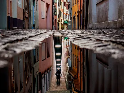 Mirror World art digital manipulation matte painting photoshop surreal