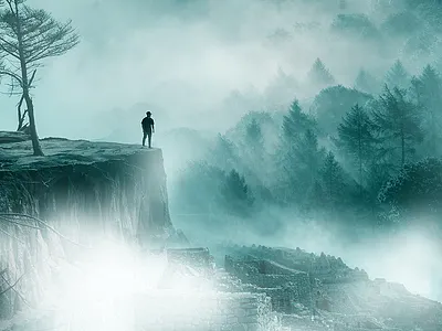 Somewhere on earth art digital manipulation matte painting photoshop surreal