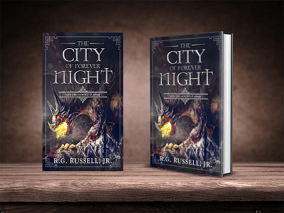 The City Of Forever Night book cover design fantasy miblart publishing self publishing