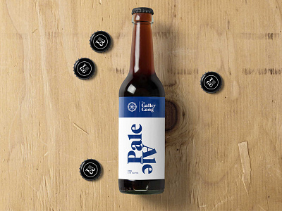 Galley Gang ale beer branding brewery craft design typography