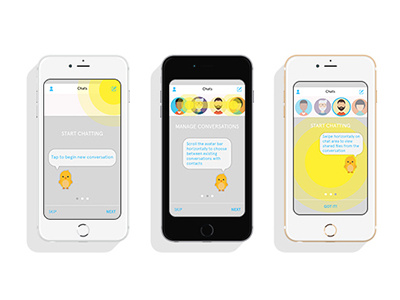 App Onboarding Screens app chat design mobile onboarding screens