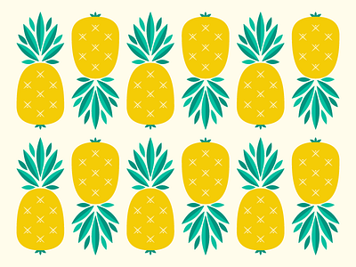 Pineapple Pattern fruit illustration. pattern island pineapple summer tropical