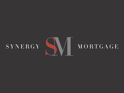 Synergy Mortgage branding logo typography