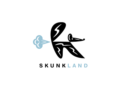 Skunk Land Logo land logo skunk