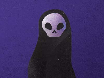 Lil' Grim grim grim reaper illustration photoshop