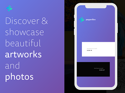 PepperBox app design ui design ux