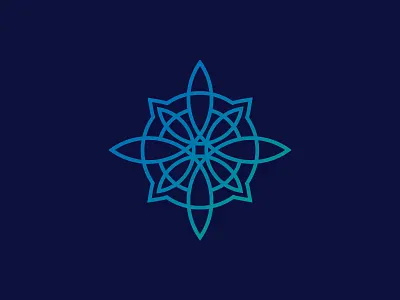 luxury line compass ornament Logo art brand compass emblem geometric insignia line logo map minimalist shape style