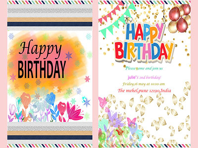 B'day Card birthday card