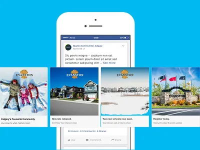 Evanston Facebook Campaign Design adagency agency brand design designer graphicdesign marketingagency realestate webdesign website websitedesign