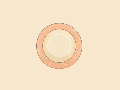 Button #1 ceramic design flat graphic illustration illustrator industrial design photoshop pink ui vector