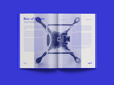 re:vo—lution - Rise of drones art direction branding drones layout magazine photography print report revolution type typography