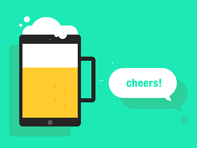 Lucky Brews • Social Media beer communication digital graphic icons material design social social media works