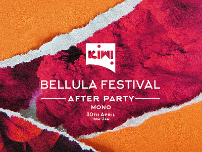 Bellula Festival Poster art banner collage festival graphic design illustrator logo paper craft photoshop poster texture typography