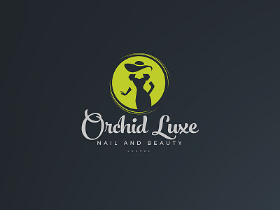 Orchid Luxe Logo cosmetics logo luxury women