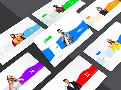 Site menu Yuforiya Finance clean graphic design material menu site web