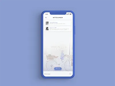 Paper-Boy app bicycle blue delivery ios