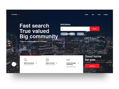 Phong.Ra design new realestate ui web