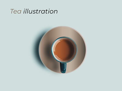 Illustration adobeillustrator artwork beveragedesign cafeart cupoftea digitalart drinkart foodandbeverage foodart graphic art graphicdesign illustration minimalistdesign productillustration realisticart tea teaillustration vector design vectorart warmcolors