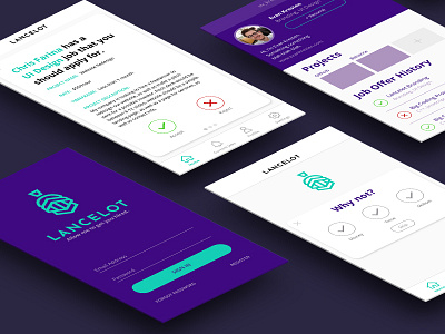 Lancelot - UI Mockup android app freelance ios screen ui uidesign uiux ux