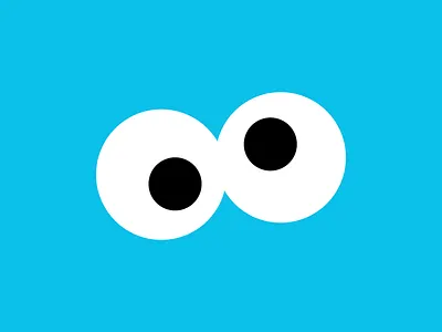 Minimalist Cookie Monster character cookie cookie monster illustration series sesame street