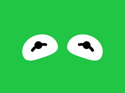 Minimalist Kermit the Frog character children frog illustration minimal minimalist series