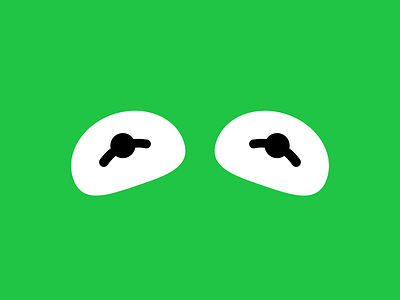 Minimalist Kermit the Frog character children frog illustration minimal minimalist series