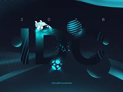 Trying to say attitude darkness illustration space technology ui