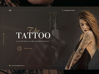 • The Tattoo • art beauty design girl inspiration new photoshop shot tattoo ui ux