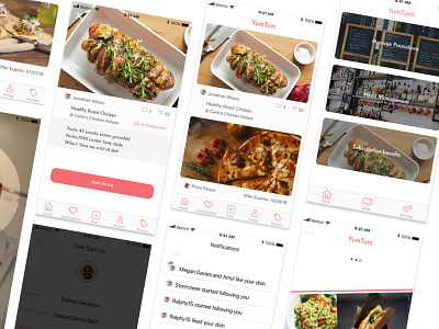 Yumtum app ui ux