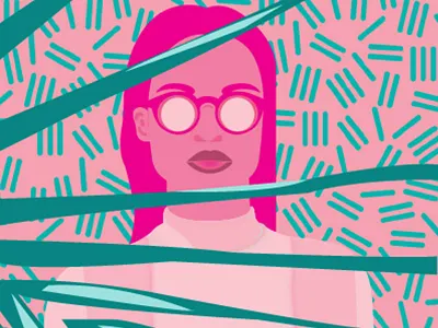 Girl Illustration graphic design illustration