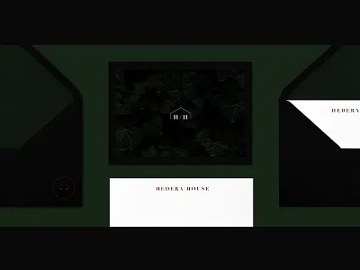 Hedera House Stationery graphic design print design stationery design