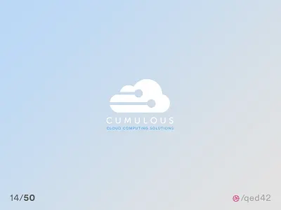 Daily logo challenge. 14/50 cloud cloud computing daily logo daily logo challenge logo technology