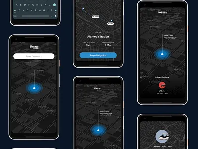 A Boring App - Screens 1 boring company case study la public transit
