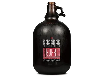 GDPR is live! beer gdpr growler