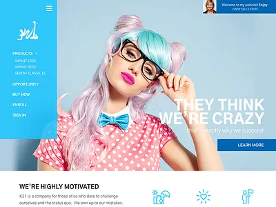 KZ1 Homepage Concept