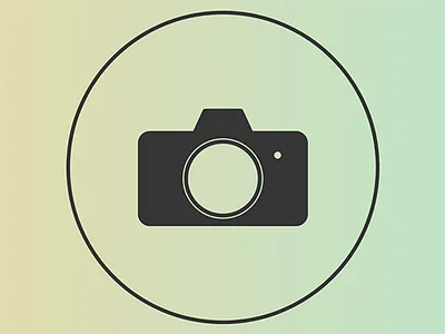 Camera Icon camera grandient icon photo photography