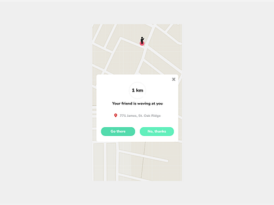 Friend Locator 020 dailyui graphic illustration mobile apps design ui ux web design