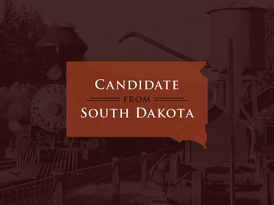 Candidate From SD campaign running for office south dakota train