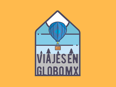 Viajes en Globo craft globos illustration logo logotipo merch vector