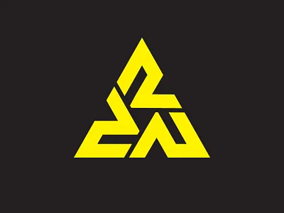 Triple letter R logo brand gold identity letter logo modern r shape stong trendy triple triple r